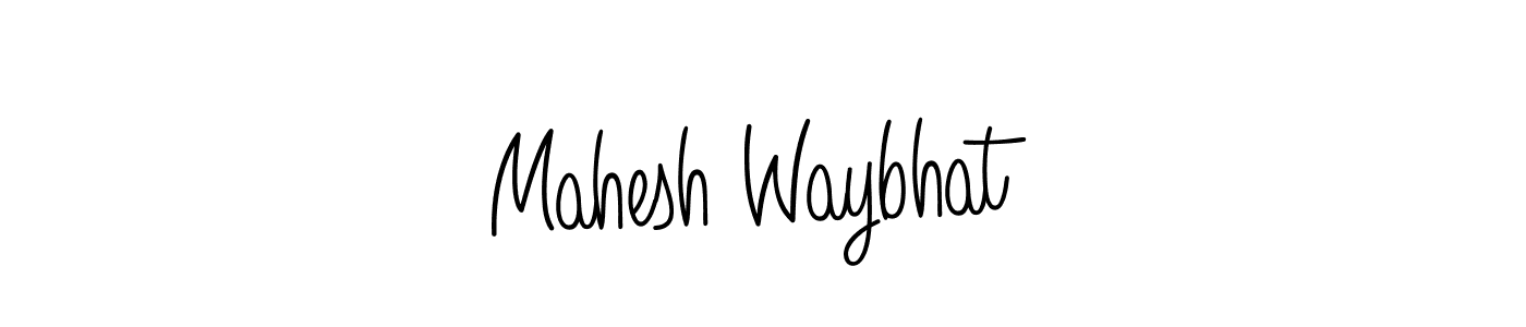 Best and Professional Signature Style for Mahesh Waybhat. Angelique-Rose-font-FFP Best Signature Style Collection. Mahesh Waybhat signature style 5 images and pictures png