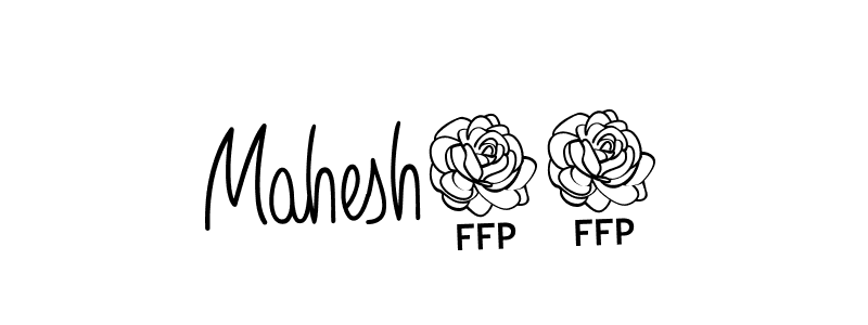 Best and Professional Signature Style for Mahesh33. Angelique-Rose-font-FFP Best Signature Style Collection. Mahesh33 signature style 5 images and pictures png