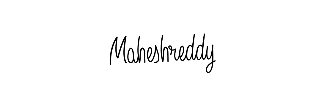 Make a beautiful signature design for name Maheshreddy. With this signature (Angelique-Rose-font-FFP) style, you can create a handwritten signature for free. Maheshreddy signature style 5 images and pictures png