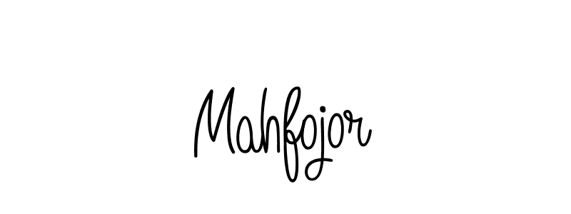 You should practise on your own different ways (Angelique-Rose-font-FFP) to write your name (Mahfojor) in signature. don't let someone else do it for you. Mahfojor signature style 5 images and pictures png