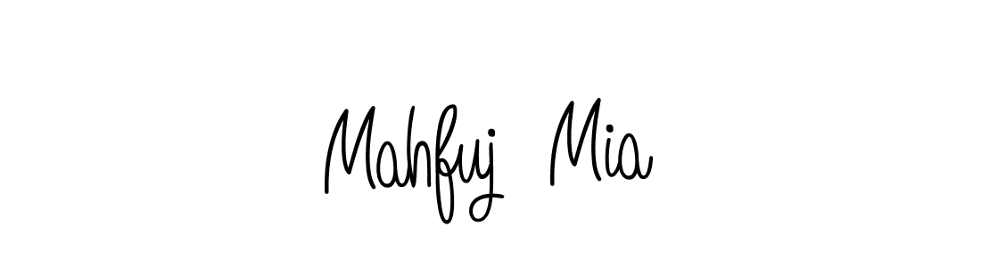 How to make Mahfuj  Mia signature? Angelique-Rose-font-FFP is a professional autograph style. Create handwritten signature for Mahfuj  Mia name. Mahfuj  Mia signature style 5 images and pictures png