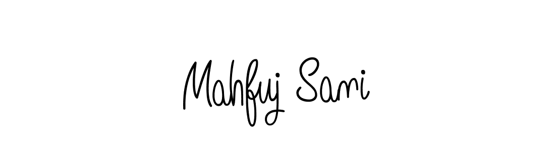 Design your own signature with our free online signature maker. With this signature software, you can create a handwritten (Angelique-Rose-font-FFP) signature for name Mahfuj Sani. Mahfuj Sani signature style 5 images and pictures png