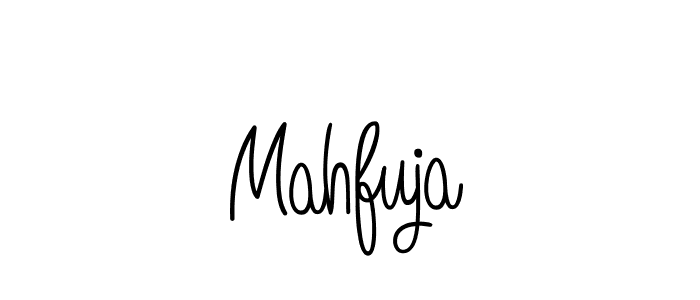 You should practise on your own different ways (Angelique-Rose-font-FFP) to write your name (Mahfuja) in signature. don't let someone else do it for you. Mahfuja signature style 5 images and pictures png