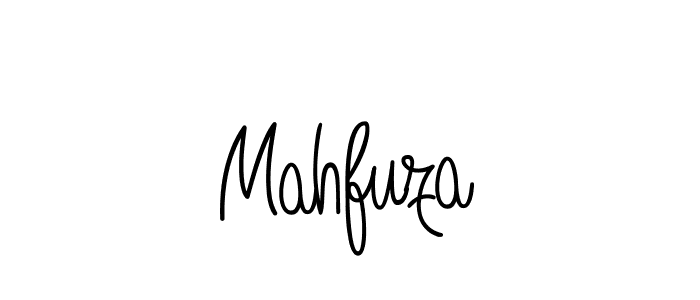 The best way (Angelique-Rose-font-FFP) to make a short signature is to pick only two or three words in your name. The name Mahfuza include a total of six letters. For converting this name. Mahfuza signature style 5 images and pictures png