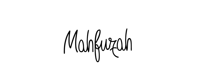 Use a signature maker to create a handwritten signature online. With this signature software, you can design (Angelique-Rose-font-FFP) your own signature for name Mahfuzah. Mahfuzah signature style 5 images and pictures png