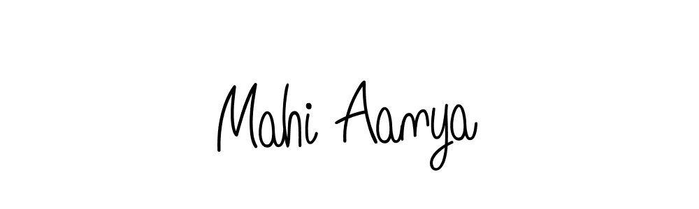 Create a beautiful signature design for name Mahi Aanya. With this signature (Angelique-Rose-font-FFP) fonts, you can make a handwritten signature for free. Mahi Aanya signature style 5 images and pictures png