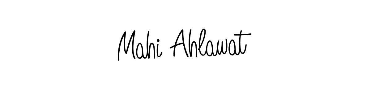 Design your own signature with our free online signature maker. With this signature software, you can create a handwritten (Angelique-Rose-font-FFP) signature for name Mahi Ahlawat. Mahi Ahlawat signature style 5 images and pictures png