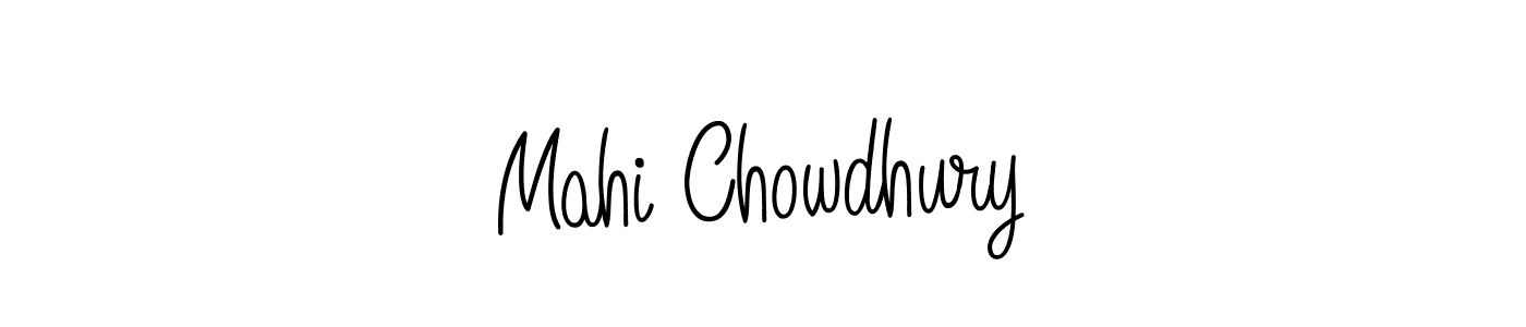 Similarly Angelique-Rose-font-FFP is the best handwritten signature design. Signature creator online .You can use it as an online autograph creator for name Mahi Chowdhury. Mahi Chowdhury signature style 5 images and pictures png