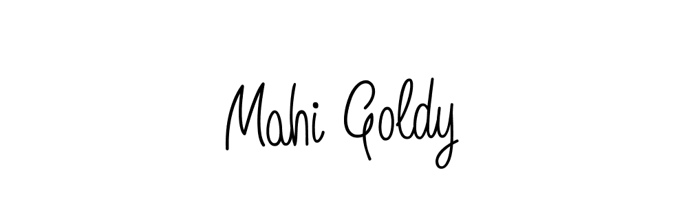 You should practise on your own different ways (Angelique-Rose-font-FFP) to write your name (Mahi Goldy) in signature. don't let someone else do it for you. Mahi Goldy signature style 5 images and pictures png