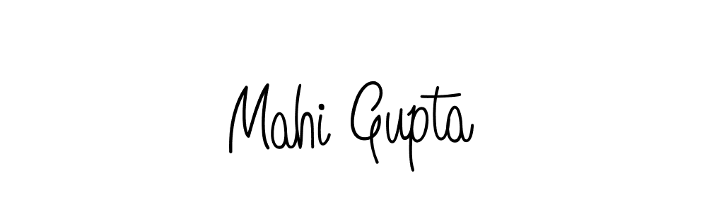 You should practise on your own different ways (Angelique-Rose-font-FFP) to write your name (Mahi Gupta) in signature. don't let someone else do it for you. Mahi Gupta signature style 5 images and pictures png