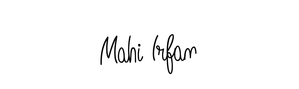 Angelique-Rose-font-FFP is a professional signature style that is perfect for those who want to add a touch of class to their signature. It is also a great choice for those who want to make their signature more unique. Get Mahi Irfan name to fancy signature for free. Mahi Irfan signature style 5 images and pictures png