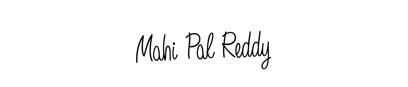 Create a beautiful signature design for name Mahi Pal Reddy. With this signature (Angelique-Rose-font-FFP) fonts, you can make a handwritten signature for free. Mahi Pal Reddy signature style 5 images and pictures png