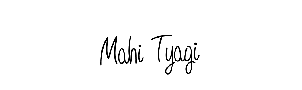 Create a beautiful signature design for name Mahi Tyagi. With this signature (Angelique-Rose-font-FFP) fonts, you can make a handwritten signature for free. Mahi Tyagi signature style 5 images and pictures png