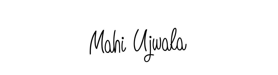 Angelique-Rose-font-FFP is a professional signature style that is perfect for those who want to add a touch of class to their signature. It is also a great choice for those who want to make their signature more unique. Get Mahi Ujwala name to fancy signature for free. Mahi Ujwala signature style 5 images and pictures png