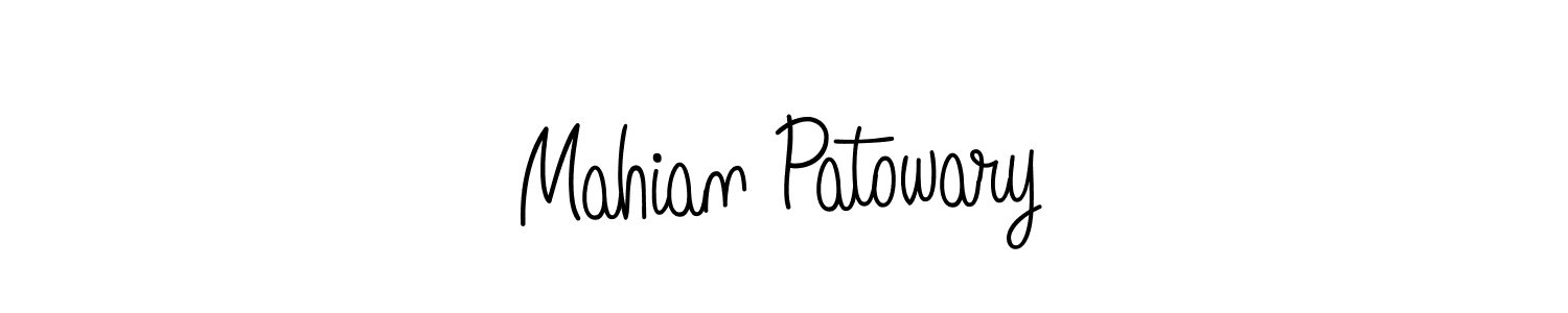 Check out images of Autograph of Mahian Patowary name. Actor Mahian Patowary Signature Style. Angelique-Rose-font-FFP is a professional sign style online. Mahian Patowary signature style 5 images and pictures png