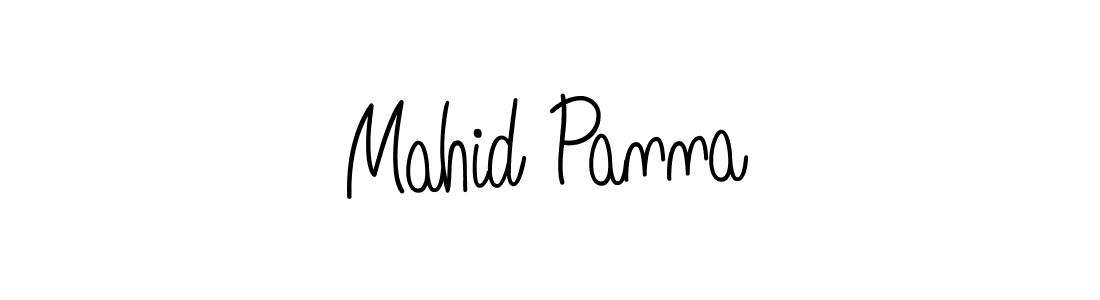 Design your own signature with our free online signature maker. With this signature software, you can create a handwritten (Angelique-Rose-font-FFP) signature for name Mahid Panna. Mahid Panna signature style 5 images and pictures png