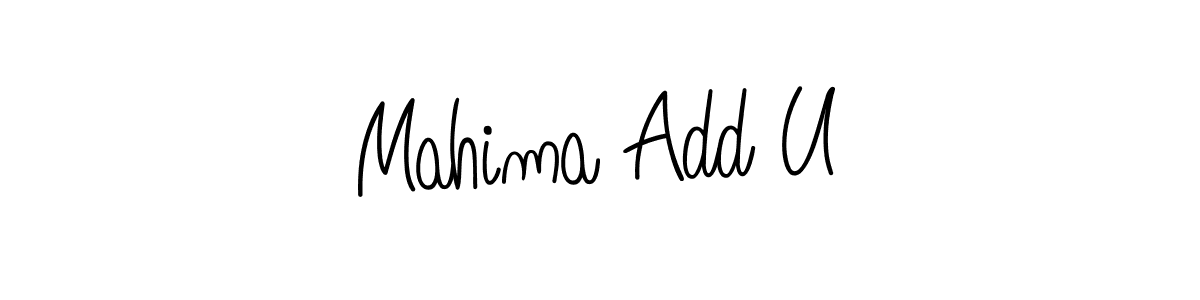 Here are the top 10 professional signature styles for the name Mahima Add U. These are the best autograph styles you can use for your name. Mahima Add U signature style 5 images and pictures png