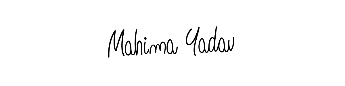 Here are the top 10 professional signature styles for the name Mahima Yadav. These are the best autograph styles you can use for your name. Mahima Yadav signature style 5 images and pictures png