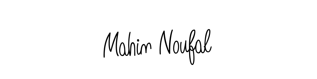 The best way (Angelique-Rose-font-FFP) to make a short signature is to pick only two or three words in your name. The name Mahin Noufal include a total of six letters. For converting this name. Mahin Noufal signature style 5 images and pictures png