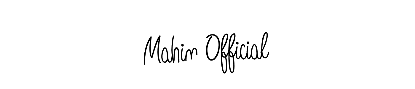 Also You can easily find your signature by using the search form. We will create Mahin Official name handwritten signature images for you free of cost using Angelique-Rose-font-FFP sign style. Mahin Official signature style 5 images and pictures png