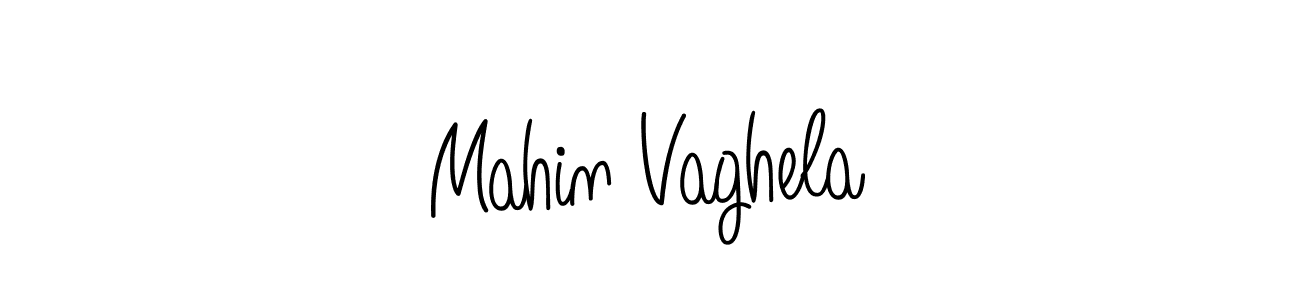 How to make Mahin Vaghela signature? Angelique-Rose-font-FFP is a professional autograph style. Create handwritten signature for Mahin Vaghela name. Mahin Vaghela signature style 5 images and pictures png