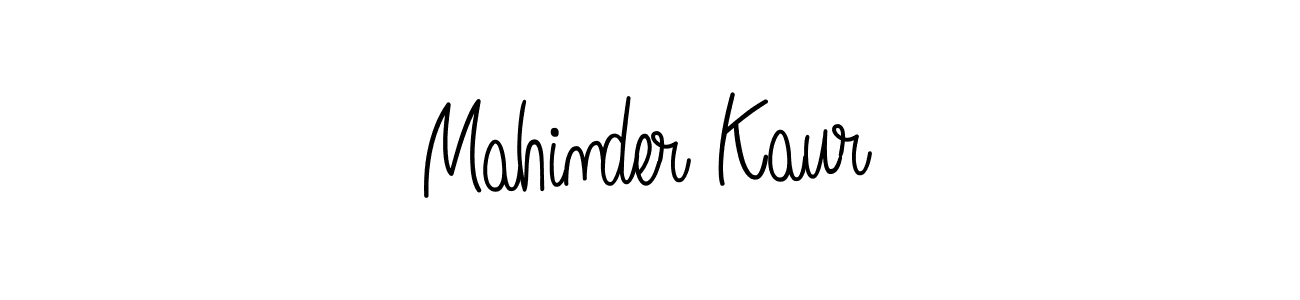 Use a signature maker to create a handwritten signature online. With this signature software, you can design (Angelique-Rose-font-FFP) your own signature for name Mahinder Kaur. Mahinder Kaur signature style 5 images and pictures png