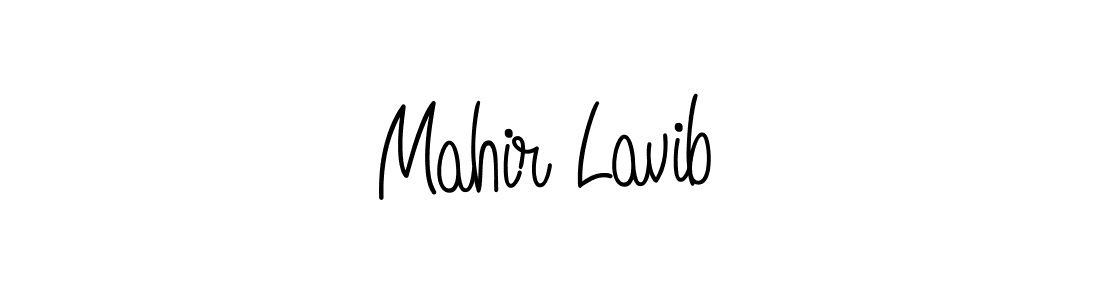 You should practise on your own different ways (Angelique-Rose-font-FFP) to write your name (Mahir Lavib) in signature. don't let someone else do it for you. Mahir Lavib signature style 5 images and pictures png