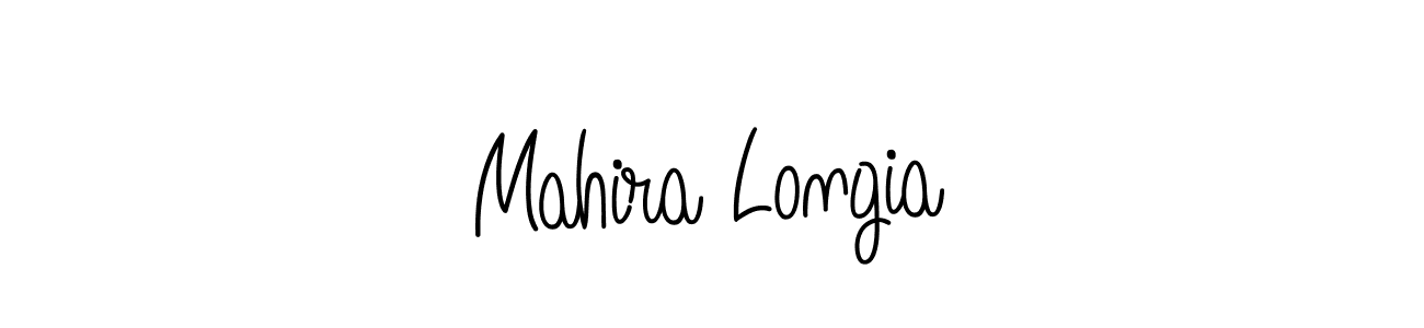 Make a short Mahira Longia signature style. Manage your documents anywhere anytime using Angelique-Rose-font-FFP. Create and add eSignatures, submit forms, share and send files easily. Mahira Longia signature style 5 images and pictures png