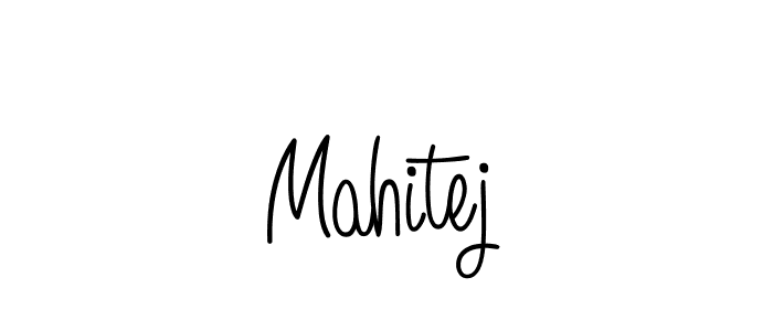 The best way (Angelique-Rose-font-FFP) to make a short signature is to pick only two or three words in your name. The name Mahitej include a total of six letters. For converting this name. Mahitej signature style 5 images and pictures png