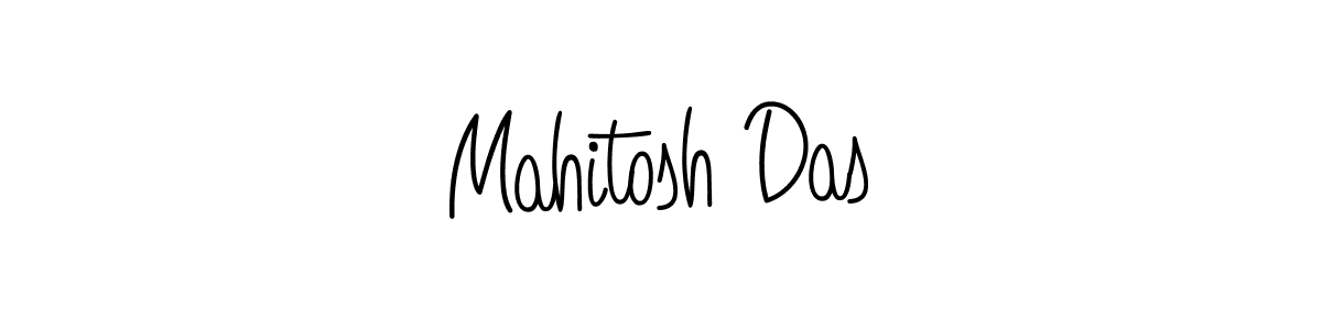 Use a signature maker to create a handwritten signature online. With this signature software, you can design (Angelique-Rose-font-FFP) your own signature for name Mahitosh Das. Mahitosh Das signature style 5 images and pictures png