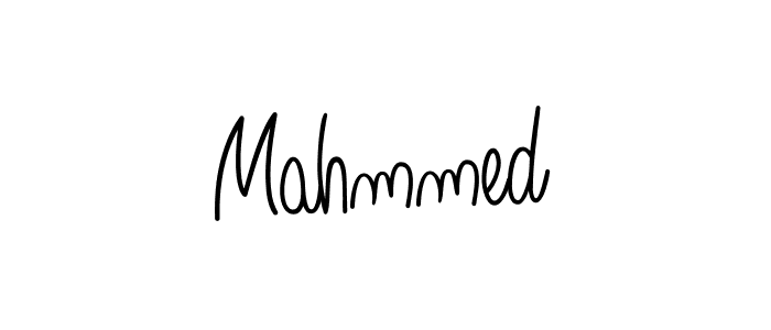 Use a signature maker to create a handwritten signature online. With this signature software, you can design (Angelique-Rose-font-FFP) your own signature for name Mahmmed. Mahmmed signature style 5 images and pictures png