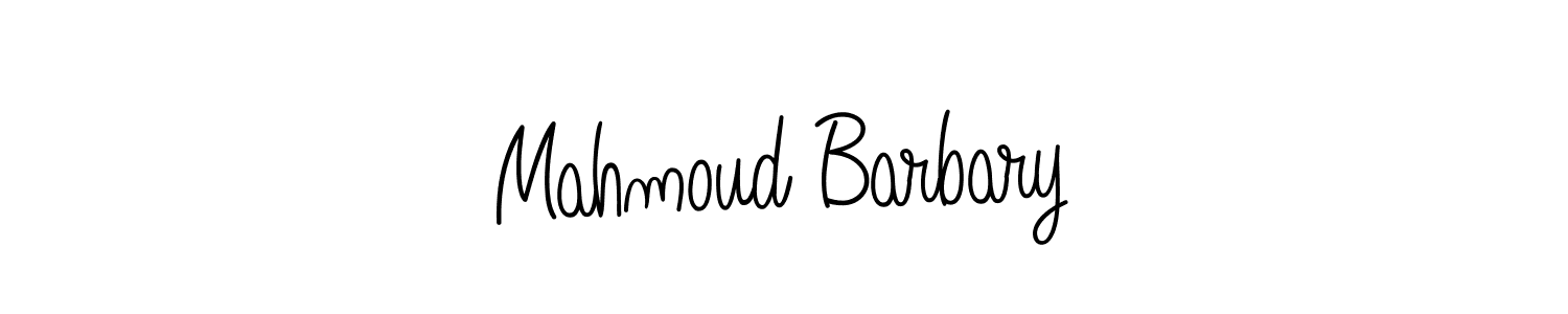 The best way (Angelique-Rose-font-FFP) to make a short signature is to pick only two or three words in your name. The name Mahmoud Barbary include a total of six letters. For converting this name. Mahmoud Barbary signature style 5 images and pictures png