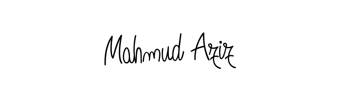 Design your own signature with our free online signature maker. With this signature software, you can create a handwritten (Angelique-Rose-font-FFP) signature for name Mahmud Aziz. Mahmud Aziz signature style 5 images and pictures png