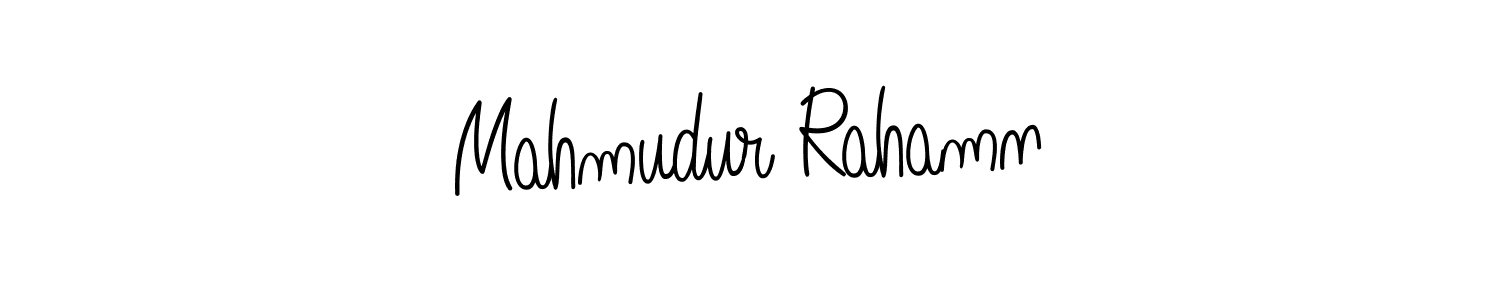 Create a beautiful signature design for name Mahmudur Rahamn. With this signature (Angelique-Rose-font-FFP) fonts, you can make a handwritten signature for free. Mahmudur Rahamn signature style 5 images and pictures png