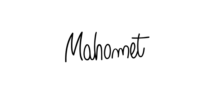 You should practise on your own different ways (Angelique-Rose-font-FFP) to write your name (Mahomet) in signature. don't let someone else do it for you. Mahomet signature style 5 images and pictures png