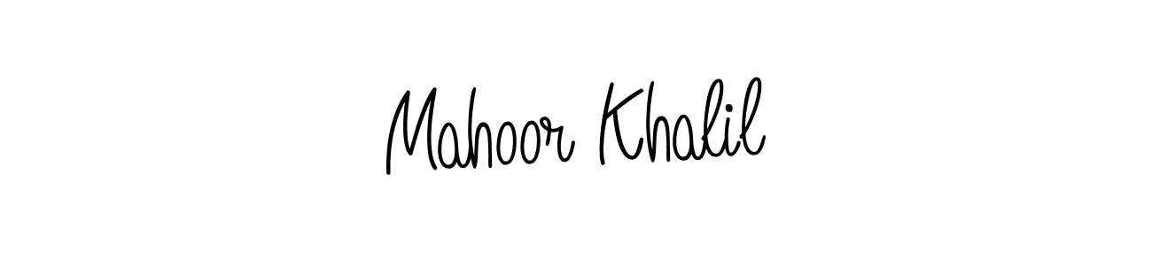This is the best signature style for the Mahoor Khalil name. Also you like these signature font (Angelique-Rose-font-FFP). Mix name signature. Mahoor Khalil signature style 5 images and pictures png