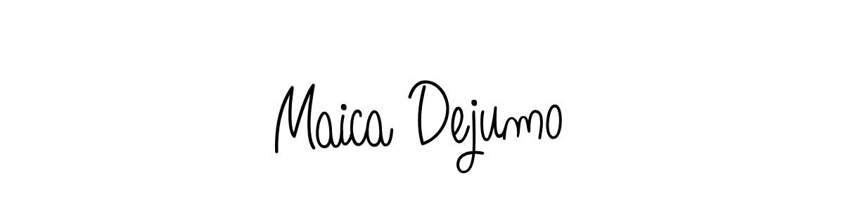 Once you've used our free online signature maker to create your best signature Angelique-Rose-font-FFP style, it's time to enjoy all of the benefits that Maica Dejumo name signing documents. Maica Dejumo signature style 5 images and pictures png
