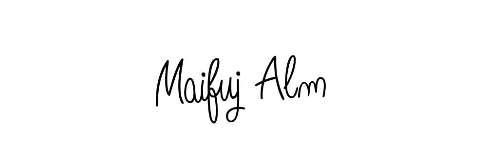 How to make Maifuj Alm signature? Angelique-Rose-font-FFP is a professional autograph style. Create handwritten signature for Maifuj Alm name. Maifuj Alm signature style 5 images and pictures png