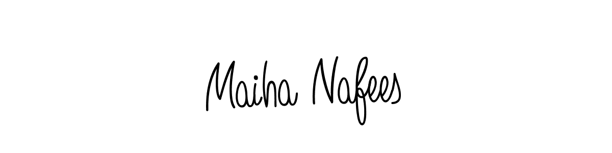 You can use this online signature creator to create a handwritten signature for the name Maiha Nafees. This is the best online autograph maker. Maiha Nafees signature style 5 images and pictures png