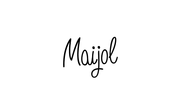 Create a beautiful signature design for name Maijol. With this signature (Angelique-Rose-font-FFP) fonts, you can make a handwritten signature for free. Maijol signature style 5 images and pictures png