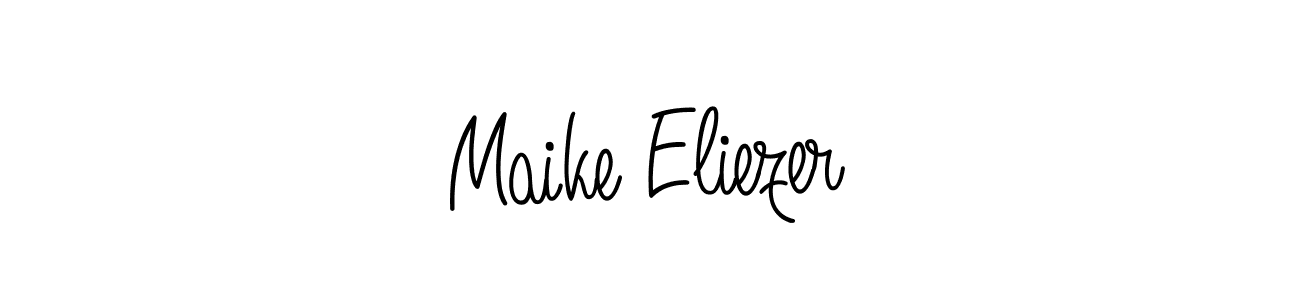 Make a beautiful signature design for name Maike Eliezer. Use this online signature maker to create a handwritten signature for free. Maike Eliezer signature style 5 images and pictures png