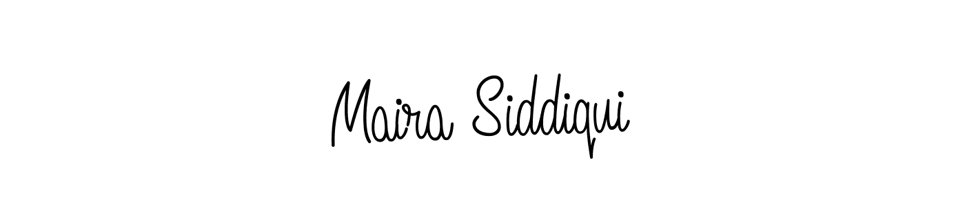 Also we have Maira Siddiqui name is the best signature style. Create professional handwritten signature collection using Angelique-Rose-font-FFP autograph style. Maira Siddiqui signature style 5 images and pictures png