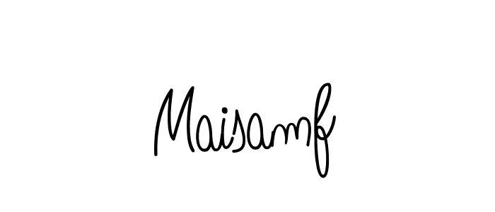 How to Draw Maisamf signature style? Angelique-Rose-font-FFP is a latest design signature styles for name Maisamf. Maisamf signature style 5 images and pictures png