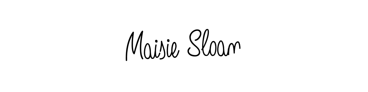 The best way (Angelique-Rose-font-FFP) to make a short signature is to pick only two or three words in your name. The name Maisie Sloan include a total of six letters. For converting this name. Maisie Sloan signature style 5 images and pictures png