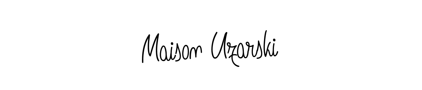 Best and Professional Signature Style for Maison Uzarski. Angelique-Rose-font-FFP Best Signature Style Collection. Maison Uzarski signature style 5 images and pictures png