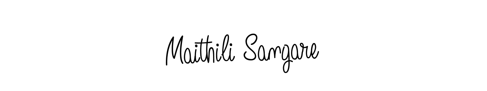 Create a beautiful signature design for name Maithili Sangare. With this signature (Angelique-Rose-font-FFP) fonts, you can make a handwritten signature for free. Maithili Sangare signature style 5 images and pictures png