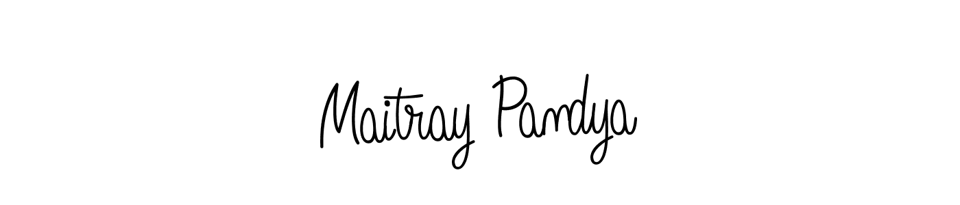 It looks lik you need a new signature style for name Maitray Pandya. Design unique handwritten (Angelique-Rose-font-FFP) signature with our free signature maker in just a few clicks. Maitray Pandya signature style 5 images and pictures png
