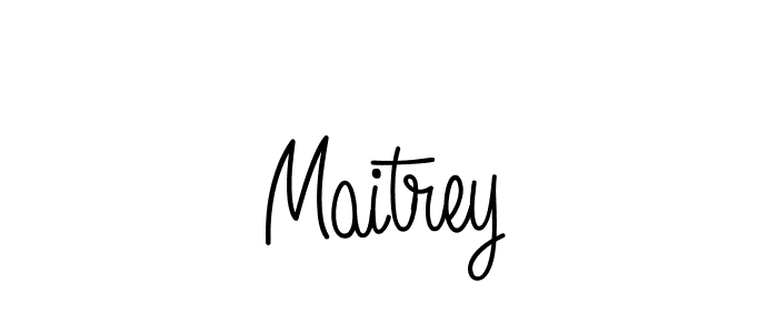 How to make Maitrey signature? Angelique-Rose-font-FFP is a professional autograph style. Create handwritten signature for Maitrey name. Maitrey signature style 5 images and pictures png