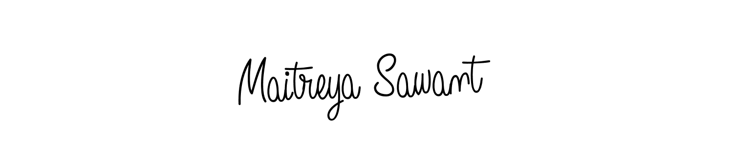 if you are searching for the best signature style for your name Maitreya Sawant. so please give up your signature search. here we have designed multiple signature styles  using Angelique-Rose-font-FFP. Maitreya Sawant signature style 5 images and pictures png