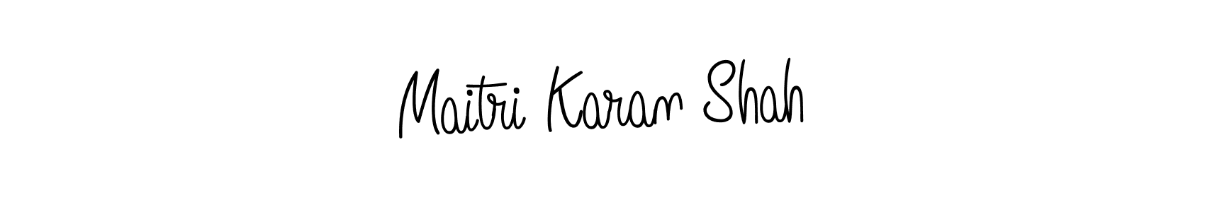 Make a beautiful signature design for name Maitri Karan Shah. Use this online signature maker to create a handwritten signature for free. Maitri Karan Shah signature style 5 images and pictures png